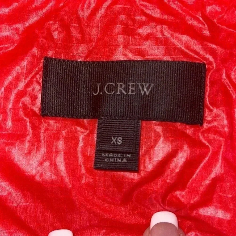 J Crew Orange Layering Vest XS  - Like New - J